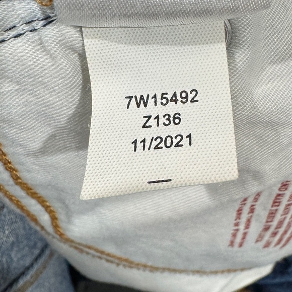 Lucky Brand Lucky Legend Patchwork Mid Rise Boy Denim Hemp Cotton Blue Jeans 28 - Picture 16 of 16